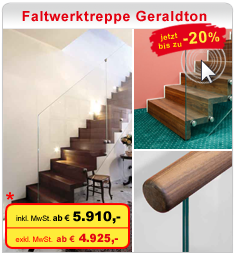 Faltwerktreppe-Bolzentreppe Angela