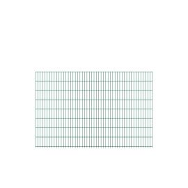 Doppelstabmattenzaun David 6/5/6 mm - Ausführung: grün beschichtet, Höhe: 163 cm, Länge: 251 cm