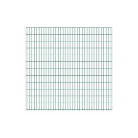 Doppelstabmattenzaun David 6/5/6 mm - Ausführung: grün beschichtet, Höhe: 243 cm, Länge: 251 cm